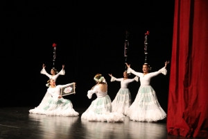 Paraguay dans grubu Ballet Movimientos, Mersin'de gösteri yaptı